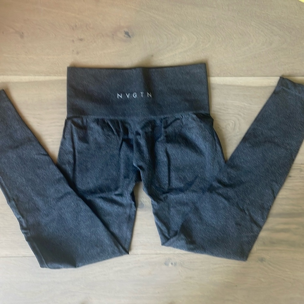 NVGTN Black Speckled Contour Seamless Leggings